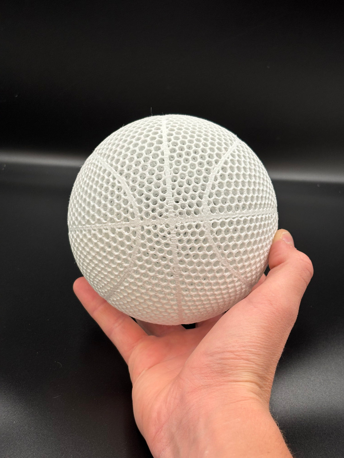 Mini Hoop Airless Basketball